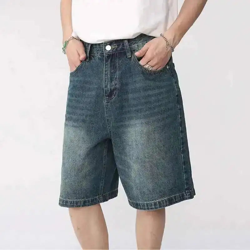 Litlookz Studio Y2K Washed Denim Shorts