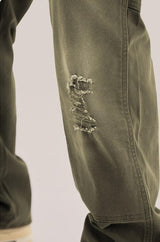 Litlookz Studio Y2K Washed Distressed Jeans, view 5