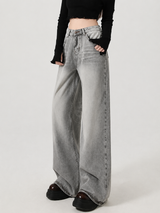 Litlookz Studio Y2K Washed Wide Leg Jeans, view 3