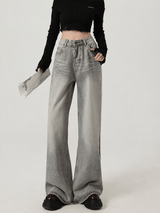 Litlookz Studio Y2K Washed Wide Leg Jeans, view 4