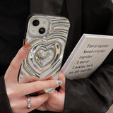 Litlookz Studio Y2k Wavy Heart iPhone Case, view 3