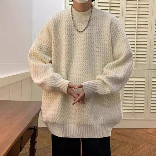 Litlookz Studio Y2K Wavy Knit Sweater