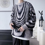 Litlookz Studio Y2K Wavy Striped Knitted Sweater, view 5