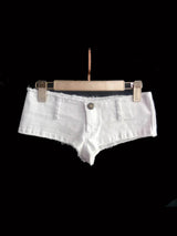 Litlookz Studio Y2K White Micro Shorts, view 3
