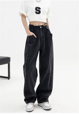 Litlookz Studio Y2K Wide Leg Baggy Jeans, view 4