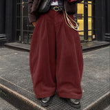 Litlookz Studio Y2K Wide Leg Corduroy Pants, view 3