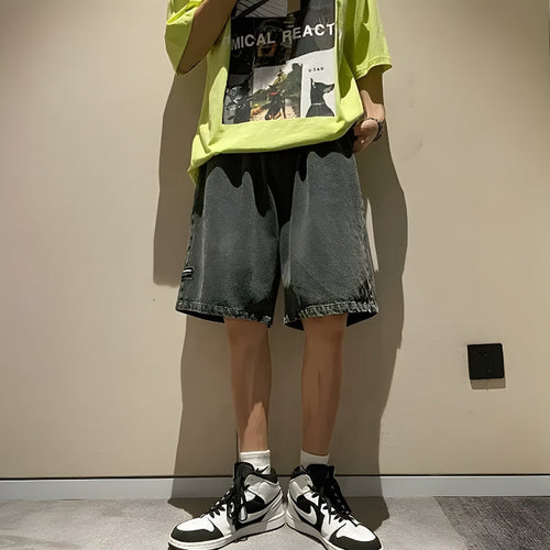 Litlookz Studio Y2K Wide Leg Wash Shorts