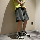 Litlookz Studio Y2K Wide Leg Wash Shorts, view 2
