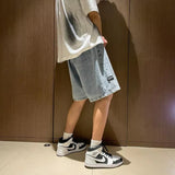 Litlookz Studio Y2K Wide Leg Wash Shorts, view 5