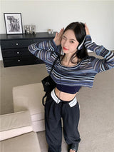 Litlookz Studio Y2K Wide Neck Crop Sweater, view 5