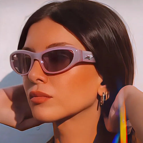 Litlookz Studio Y2k Star Wrap Around Sunglasses