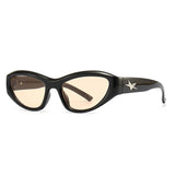 Litlookz Studio Y2k Star Wrap Around Sunglasses, view 6