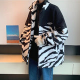 Litlookz Studio Y2K Zebra Zip-Up Jacket, view 2