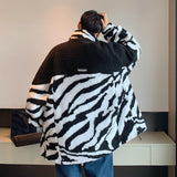 Litlookz Studio Y2K Zebra Zip-Up Jacket, view 3