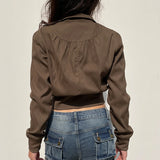 Litlookz Studio Y2K Zip-Up Jacket, view 2
