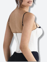 Litlookz Studio Y2K Zip-Up Layered Corset Top, view 2