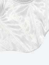 Litlookz Studio Y2K Zip-Up Layered Corset Top, view 6