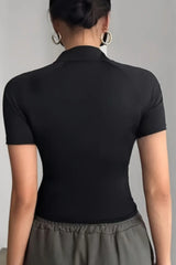 Litlookz Studio Y2K Zip Up Sporty Top, view 2