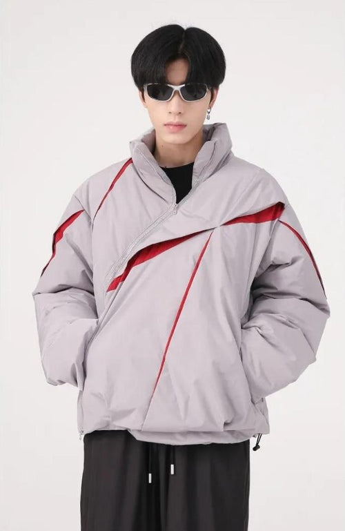Litlookz Studio Y2K Zipper Puffer Jacket