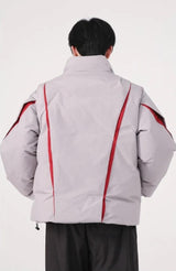 Litlookz Studio Y2K Zipper Puffer Jacket, view 2