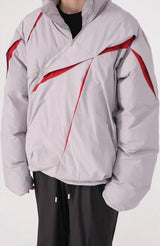 Litlookz Studio Y2K Zipper Puffer Jacket, view 4