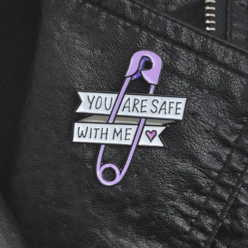 Litlookz Studio You Are Safe With Me Pins