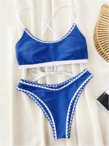 Litlookz Studio Zigzag Trim Bikini Set, view 5