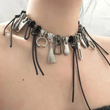 Litlookz Studio Zipper Chain Necklace, view 2
