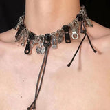 Litlookz Studio Zipper Chain Necklace, view 4