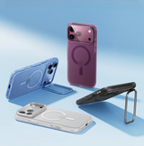 Magic John iPhone 17 K129 Magnetic Camera Stand Phone Case, view 4