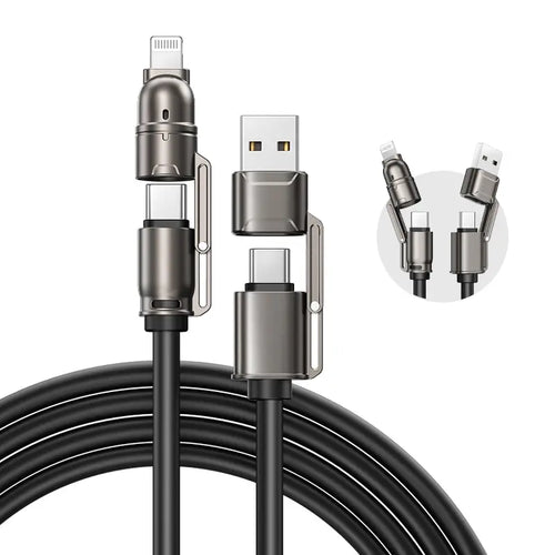 Magic John 4-in-1 USB-C 65W Fast Charging Cable