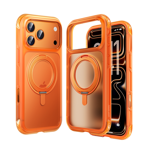 Magic John iPhone 17 K126 MagSafe Airbag Kickstand Case