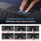 Magic John iPad Portable Bluetooth Magic Keyboard Case, view 2