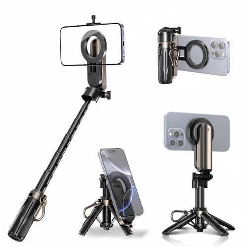 Magic John 3-in-1 Magnetic Selfie Stick Tripod