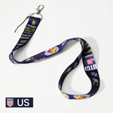 Magic John National Flag Lanyard Neck Strap, view 2