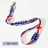 Magic John National Flag Lanyard Neck Strap, view 6