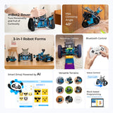 Makeblock mBot2 Rover Robotics Kit: Kid's Interactive Emo Robot for Coding Learning and Outdoor Play, view 2