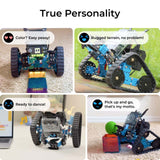 Makeblock mBot2 Rover Robotics Kit: Kid's Interactive Emo Robot for Coding Learning and Outdoor Play, view 3