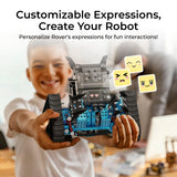 Makeblock mBot2 Rover Robotics Kit: Kid's Interactive Emo Robot for Coding Learning and Outdoor Play, view 5