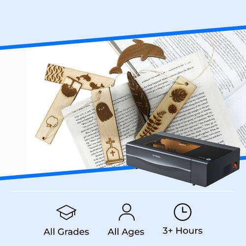 Makeblock DIY Bookmarks with xTool P2