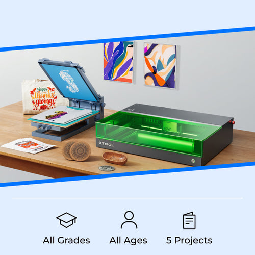 Makeblock xTool S1 40W Screen Printing Kit Educator Guide