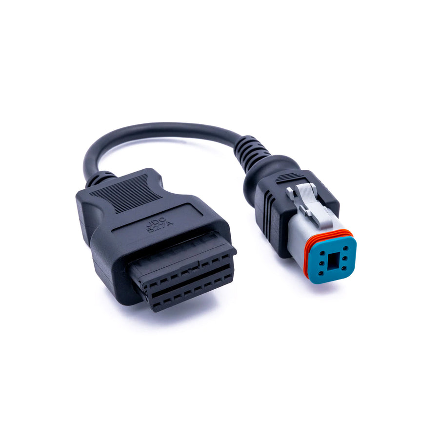 Marine Diagnostic Tools Cojali Volvo Penta 6 Pin and Yamaha Helm Cable for Jaltest Marine (JDC527A)