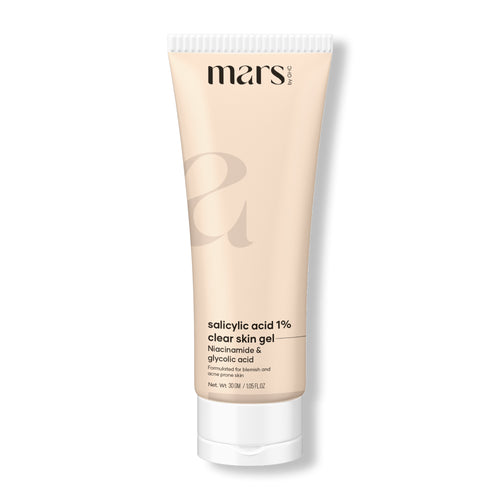 Mars By GHC Salicylic Acid Clear Skin Gel: With Niacinamide, Glycolic Acid (AHA BHA)