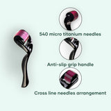 Mars By GHC Derma Roller for beard (0.5 mm) | Derma Roller for beard growth | Beard Roller, view 2