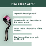 Mars By GHC Derma Roller for beard (0.5 mm) | Derma Roller for beard growth | Beard Roller, view 3