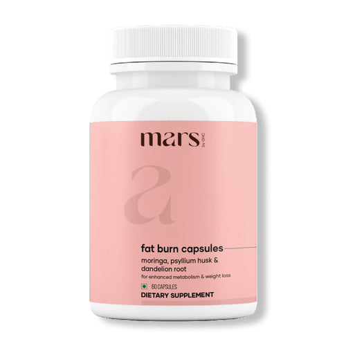 Mars By GHC Mars BurnIt Capsules: Powered With Psyllium Husk, Moringa & Dandelion Root