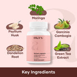Mars By GHC Mars BurnIt Capsules: Powered With Psyllium Husk, Moringa & Dandelion Root, view 2