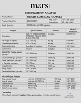Mars By GHC Mars FitMax Capsules: Powered with L-Carnitine, Garcinia Cambogia & Guggul, view 3