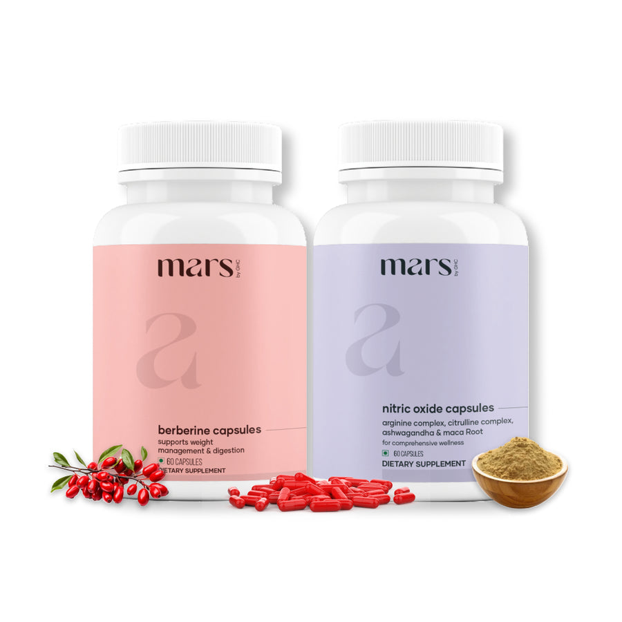 Mars By GHC Mars NitroBurn GLP-1 Stack: Powered by Nitric Oxide & Himalayan Berberine