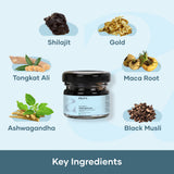 Mars By GHC Mars Power Pack: Pure Himalayan Shilajit Gold Resin & Natural Ashwagandha Caps, view 3